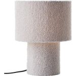 Brilliant Bordlampe Teddy Metall Tekstil Grå | 230mm - Egnet for 1x E27