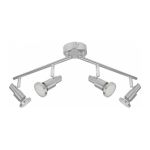 Ledvance LED spot GU10 Aluminium 4x 3W - 827 ekstra varm hvit 