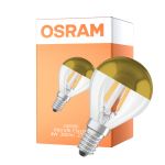 Osram Classic LED E14 Ball Filament Klar 4W 380lm - 827 Ekstra Varm Hvit | Erstatter 34W
