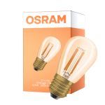 Osram Vintage 1906 LED E27 Edison Filament Gull 4.8W 360lm - 822 Ekstra Varm Hvit | Dimbar - Erstatter 40W