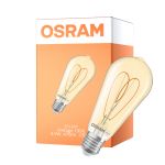 Osram Vintage 1906 LED E27 Edison Filament Gull 4.9W 470lm - 922 Ekstra Varm Hvit | Beste Fargegjengivelse - Dimbar - Erstatter 40W