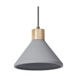Ledvance Decor Betong/Stål/Tre Pendel Lampe 220 Mørk Grå | Egnet for E27