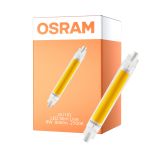 Osram LED Slim Line R7S LED R7S 118mm Klar 8W 806lm - 827 Ekstra Varm Hvit | Erstatter 60W
