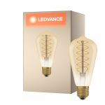 Ledvance Vintage 1906 LED E27 Pære gull 4.8W 420lm - 822 ekstra varm hvit | dimbar - erstatter 37W