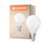 Ledvance Classic LED E14 Pære Matt 1.8W 250lm - 827 Ekstra Varm Hvit | Dimbar - Erstatter 25W