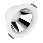 Ledvance LED Downlight Comfort Aluminium Hvit 13W 1430lm 55D - 930-940 CCT | 116mm - Utskjæring 100mm - IP44 - Beste Fargegjengivelse - UGR<19 - Zigbee Dimbar 