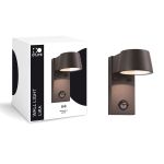 D'Lite Veggbelysning Lira Svart 7W 600lm 830 Varm Hvit | IP54 - Bevegelsessensor