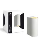 D'Lite Veggbelysning Vossem Hvit Up & Down | IP56 - Egnet Til 2x GU10 