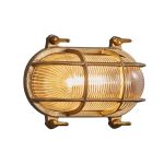 Nordlux Helford Veggbelysning Glass Messing | IP64 - Egnet for E27