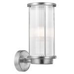 Nordlux Linton Veggbelysning Brushed Aluminium | Egnet for 1x E27