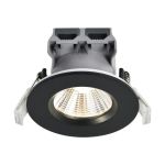 Fordelspakning 3x Nordlux Downlight Fremont Metall Svart 4.5W 345lm 36D - 827 Ekstra Varm Hvit | 85mm - IP65 - Dimbar