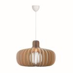 Nordlux Hazo 65 Pendel Lampe Tre Brun | Egnet for 1x E27