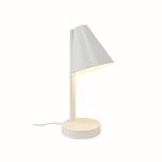 Nordlux Bordlampe Wilmer Metall Hvit | Egnet for 1x E14