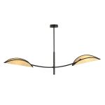 Emibig Taklampe Lotus Stål Svart | Egnet for 2x E14 - Max 10W