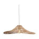 Good&Mojo Pendel Lampe Cuzco Jute Gul | Egnet for 1x E27 