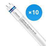 Fordelspakning 10x Philips LED Lysrør T8 MASTER (HF) High Output 20W 2900lm - 830 varm hvit | 150cm - dimbar - erstatter 58W