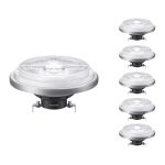 Fordelspakning 6x Philips MASTER LED Spot G53 AR111 10.8W 600lm 40D - 927 ekstra varm hvit | beste fargegjengivelse - dimbar - erstatter 50W