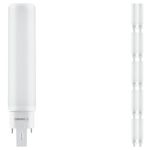 Fordelspakning 10x Ledvance Dulux-D LED 7W - 830 Varm Hvit | 4-Stift - Erstatter 18W