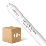 Fordelspakning 10x Noxion LED Lysrør T8 Avant (EM/Mains) Standard Output 15W 1800lm - 840 Kald Hvit | 120cm - Erstatter 36W