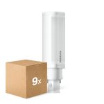 Fordelspakning 9x Philips CorePro PL-C LED 5.9W 600lm - 830 Varm Hvit | 2-Stift - Erstatter 13W