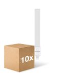 Fordelspakning 10x Noxion Lucent PL-S LED  6W - 827 Ekstra Varm Hvit | 2-Stift - Erstatter 11W