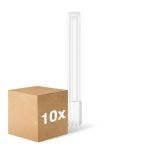 Fordelspakning 10x Ledvance Dulux-L LED 12W - 830 Varm Hvit | 4-Stift - Erstatter 24W