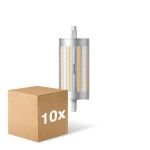 Fordelspakning 10x Philips Corepro LED Lineair R7s 118mm 17.5W 2460lm - 840 kald hvit | dimbar - erstatter 150W
