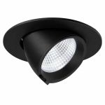 Noxion LED Spot Forza V2 Aluminium Svart 28/32/36/40W - 3300/3700/4100/4500lm 36D - 930-940-957 CCT | 160mm - Utskjæring 145mm - Beste Fargegjengivelse