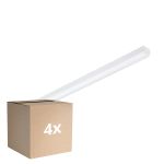 Fordelspakning 4x Philips LED Lyslister CoreLine Hvit 25W/37W 3500lm/5200lm - 830-840 CCT| 150cm - Erstatter 2x58W