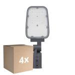 Fordelspakning 4x Ledvance LED-gatelykt Area Value Stor SPD Aluminium grå 30W 3900lm 160x58D - 730 varm hvit | IP66 - symmetrisk