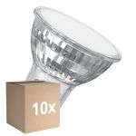 Fordelspakning 10x Ledvance LED Spot GU10 PAR16 5.6W 620lm 120D - 840 Kald Hvit | Erstatter 50W