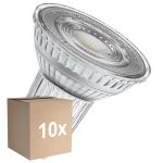 Fordelspakning 10x Ledvance LED Spot GU10 PAR16 3.7W 350lm 36D - 927 Ekstra Varm Hvit | Beste Fargegjengivelse - Dimbar - Erstatter 35W