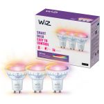 Fordelspakning 3x WiZ Smart LED Spot GU10 PAR16 5W 400lm 36D | Beste Fargegjengivelse - Dimbar - Erstatter 50W