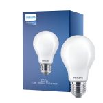 Philips Master LED E27 Pære Filament Matt 7.2W 1055lm - 922-927 Dim To Warm | Beste Fargegjengivelse - Dimbar - Erstatter 75W