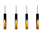 Eglo Pendel Lampe Barbotto Stål Svart, Gull 18W 1380lm - 830 Varm Hvit | Egnet for GU10