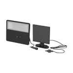 Eglo Veggbelysning Panettieri Solar Svart 6W 860lm - 840 Kald Hvit | IP65 - Bevegelsessensor