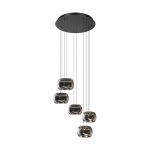 Eglo Pendel Lampe Hortunas Stål Svart 5.8W 690lm - 830 Varm Hvit | IP20 - Dimbar 
