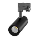 Noxion LED Tracklight 3-Fase Ecowhite Aluminium Svart 20W 2060lm 36D - 840 Kald Hvit | UGR <19
