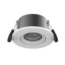 Noxion LED Spot Ares Firerated 6W 540lm 927-940 3CCT- Vippbar Hvit| Utskjæring 68mm
