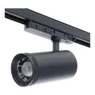 Noxion 3-Fase Tracklight Delta Aluminium Svart 30W 2250lm 15-55D - 927-930-940 CCT | Zoombar
