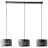 Brilliant Tyas Pendel Lampe Metall Svart Gull | Egnet for 3x E27