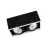Ledvance LED spot Torget Multi Vippbar svart-Hvit 2x30W 5400lm 38D - 830 varm hvit | Utskjæring 320x160mm