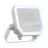 Ledvance LED Flomlys Aluminium Hvit 17W 2400lm 100D - 840 Kald Hvit | IP66 - Symmetrisk
