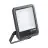 Ledvance LED Flomlys Aluminium Svart 100W 14000lm 100D - 830 Varm Hvit | IP66 - Symmetrisk