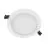 Ledvance Downlight Slim Alu Aluminium Hvit 13W 1300lm 90D - 840 Kald Hvit | Utskjæring 150 - IP44 - Dali Dimbar 