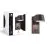 D'Lite Veggbelysning Lira Svart 7W 600lm 830 Varm Hvit | IP54 - Bevegelsessensor