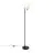 Nordlux Wilson Gulvlampe Glass og Metall Svart | Egnet for G9