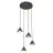 Emibig Pendel Lampe Elit Stål Svart | Egnet for 4x GX53 - Max 10W