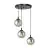 Emibig Pendel Lampe Cosmo Stål Svart | Egnet for 3x E14 - Max 10W