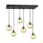 Emibig Pendel Lampe Cosmo Stål Svart | Egnet for 6x E14 - Max 10W